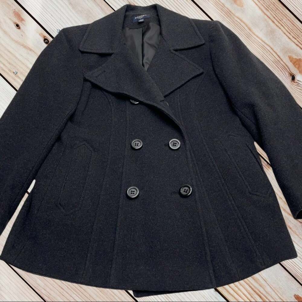 SONOMA Women’s Medium - Black Wool Pea Coat